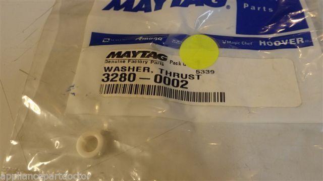 MAYTAG WHIRLPOOL AMANA DISHWASHER 3280-0002 THRUST WASHER NEW IN BAG MAYTAG WHIRLPOOL AMANA DISHWASHER 3280-0002 THRUST WASHER NEW IN BAG